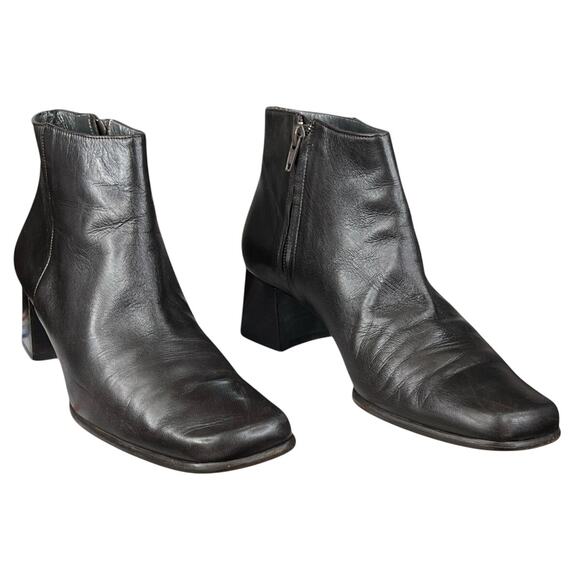 Fragiacomo Women’s Brown Leather Side Zip Ankle Boot Size 38 US 7.5 - Picture 5 of 12